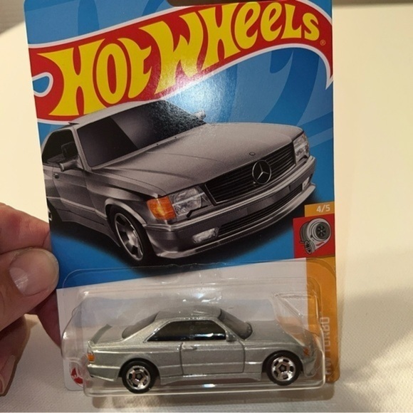 Mattel Hot Wheels Turbo 4/5: 1989 Mercedes-Benz 560 Sec Amg 150/250: Sealed 2023 - Picture 3 of 4
